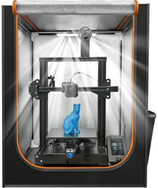 YOOPAI AD5X 있는 LED 프린터용 AD5M 프린터 조명이 프리미엄 인클로저 3D, 2Large with LED