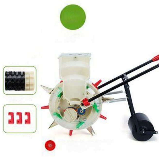 씨앗 파종기 농업용 옥수수 모종 이식기 콩 심는기계, 노즐 5개 색상 버킷 30cm 간격, 1개