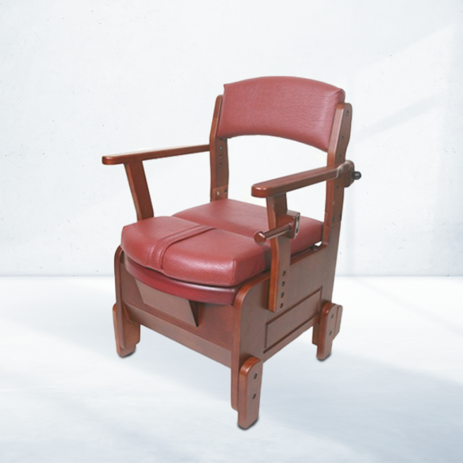 노인장기요양보험 복지용구 이동변기 APT-101 원목이동변기 환자용변기의자, 9%감경대상자, 1개