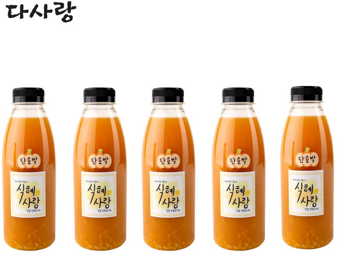 식혜사랑 단호박식혜 450ml x 5병