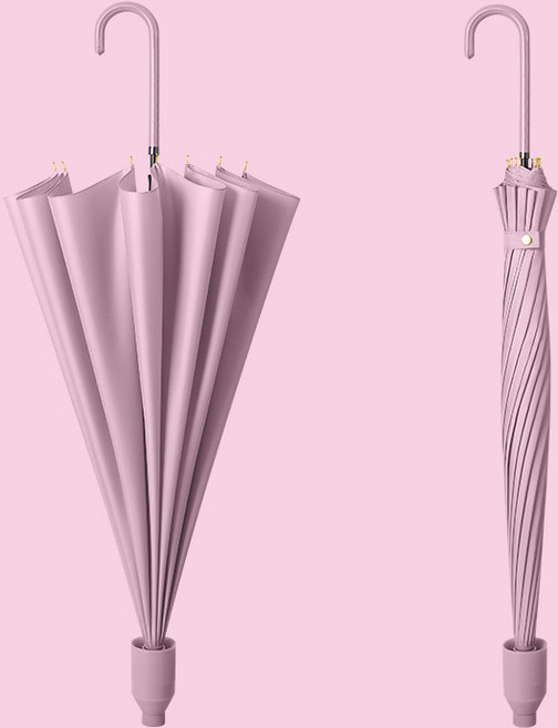 다루미 16K 물받이 일체형 컬러풀 파스텔 장우산