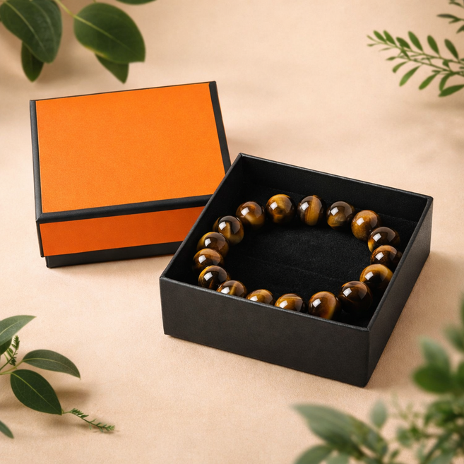 코맥 호안석 팔찌 호랑이눈 프리미엄 천연원석 염주 성공운 금전운 사업운