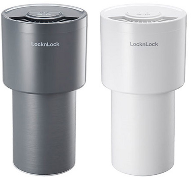 락앤락 미니 공기청정기 차량용 휴대용 탁상용, LHS002KEKDG(다크그레이)