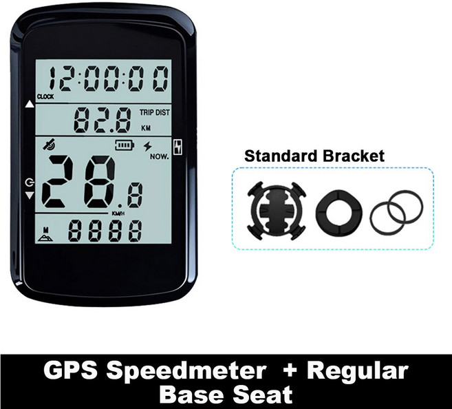 무선 GPS 주행 속도계 컴퓨터 라이딩 자전거 IARGE 거리계 사이클링 SCR, ODO039, 1개