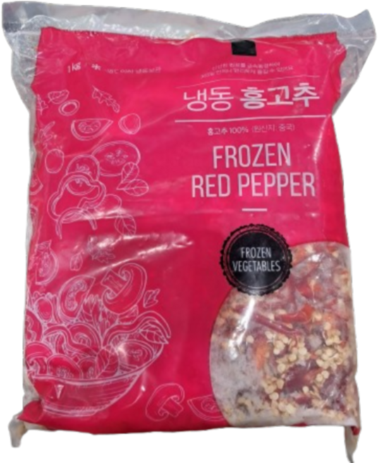 냉동 홍고추 슬라이스 1KG _ 3271ea, 본상품선택, 1개