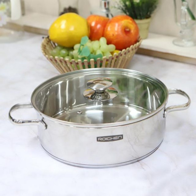 에이비엠 로이첸 케셀 스텐 전골냄비 24cm 스텐전골냄비 스텐냄비, 1개