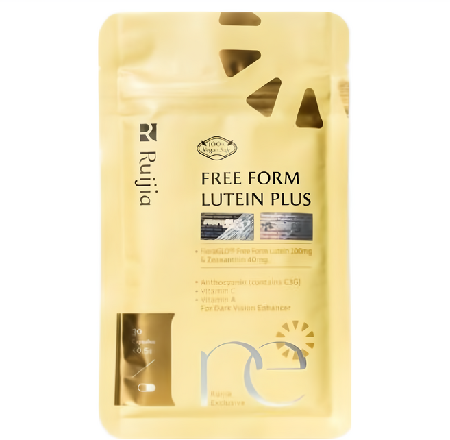Ruijia 露奇亞 FloraGLO 游離型葉黃素9合1 30日份, 30顆, 0.6g, 1包