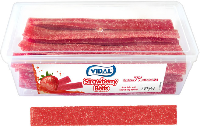 비달 딸기 벨트 젤리, 290g, 1개