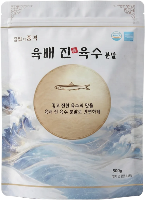 육배진 육수 분말, 1개, 500g