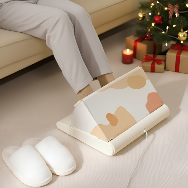 26년형 접이식 전기 발난로 무소음 생활방수 저전력 사무실 발히터 온열기 미니 풋워머