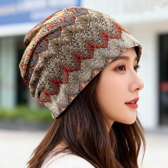 소우샵 보헤미안 통기성 좋은 보온 비니모자 봄 가을 겨울 비니모자