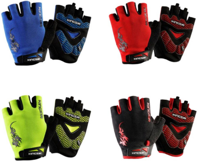 찐노마진몰 스포츠 헬스 자전거 반장갑, 킹썰스포츠장갑(블랙), 1개