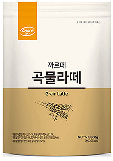 까르페 곡물라떼 파우더 800g, 1개, 1개