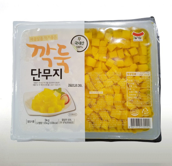 일가집 일미 깍둑단무지 3K | 만두 깍뚝단무지, 3kg, 1개