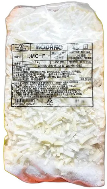 조흥 피자치즈 DMC F 2.5KG 썬리치 파자치즈 치즈 피자재료 피자 업소용