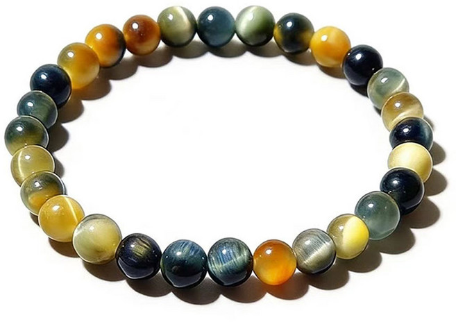 몽환호안석 비즈 비즈 팔찌 재물운 건강운 사업운호안석 흑요석 팔찌 행운 소원 커플팔찌