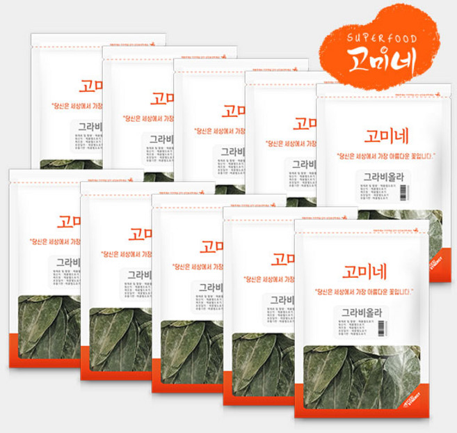 고미네 그라비올라 원물 100% 가시여지, 50g, 10개, 1개입, 10개