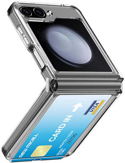 갤럭시Z플립5케이스 히든 카드 젤리 1+1