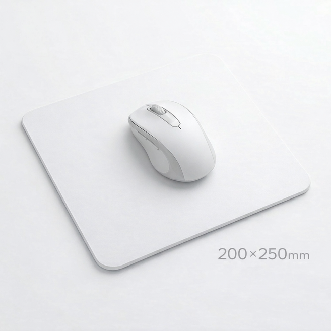 하루마켓 강화유리 마우스패드, 200*250, 1개