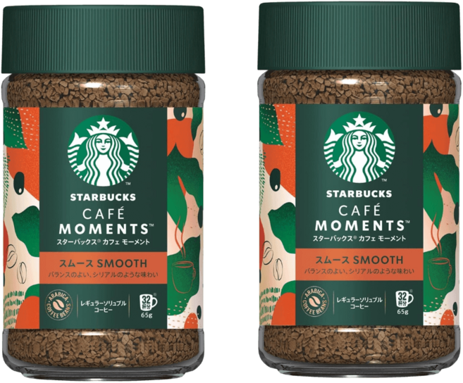 네슬레 스타벅스 카페 모멘트 스무스 65g 2개 알커피, 1개입