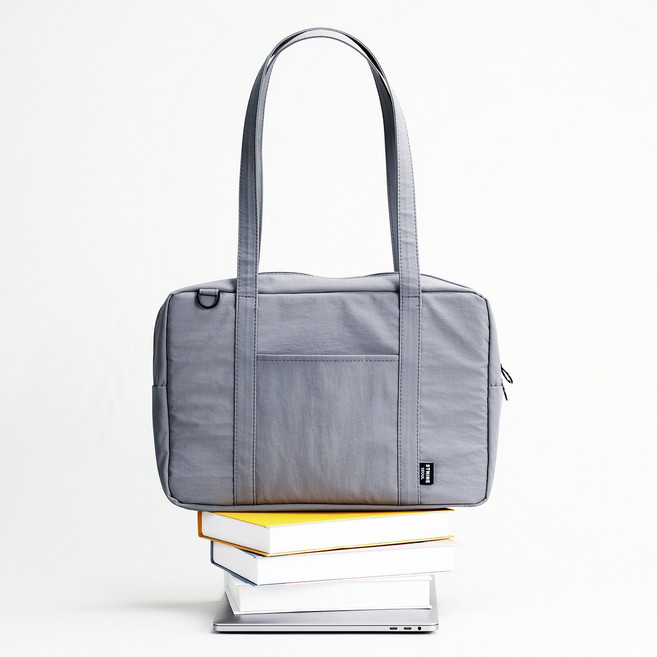 엘리아 노트북가방 파우치 숄더백 맥북 삼성 그램 13인치 15인치 16인치, 그레이, 1개