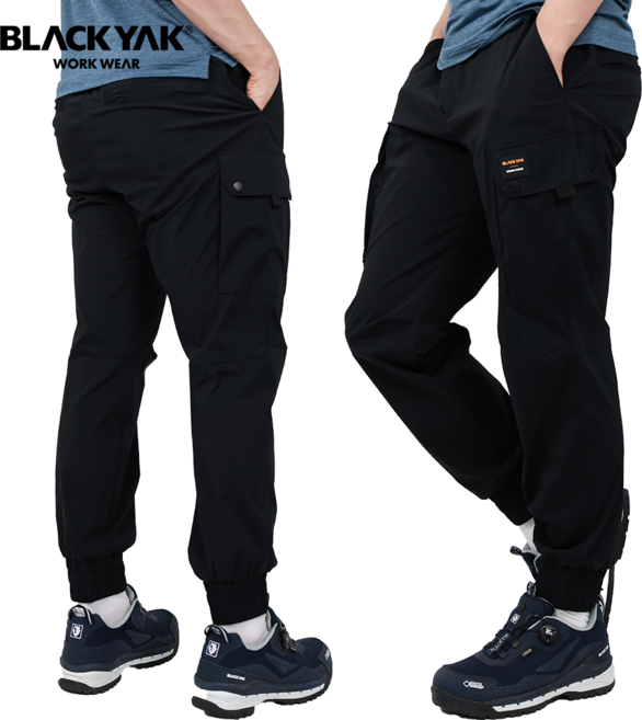 블랙야크 냉감 고탄성 여름 카고 조거팬츠 등산바지 작업복 하의