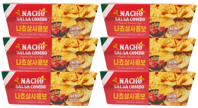 나쵸 살사콤보 실속구매, 93g, 6개