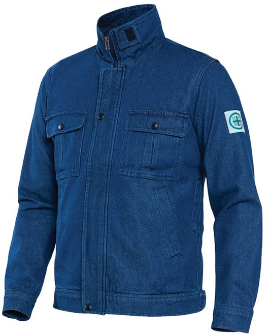 지벤 ZB-J706 작업복 춘하복 순면 청지, 1개, 블루