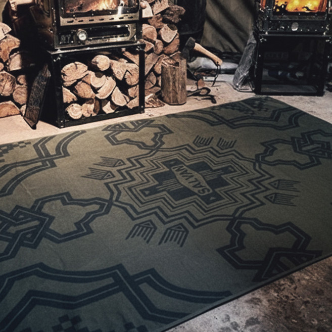 살반 슬라빅 극세사 양털 담요 대형 캠핑 블랭킷 이불 여행 침대 소파 커버용 포근한 후리스 담요, 1개, 탄