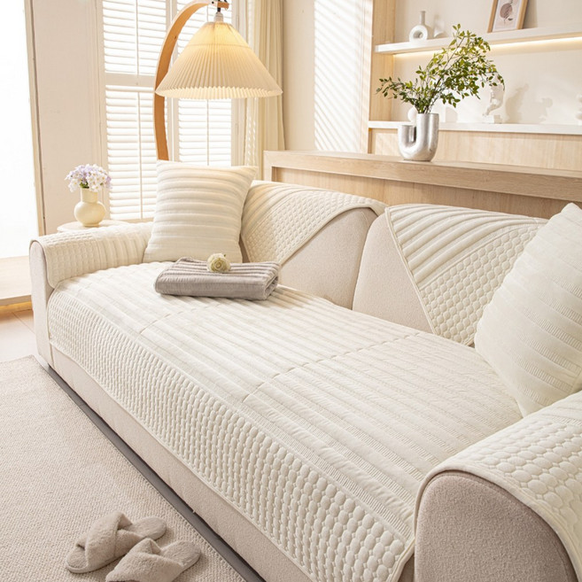 두툼하고 부드러운 먼지없는 넓은 사계절 패브릭 소파패드