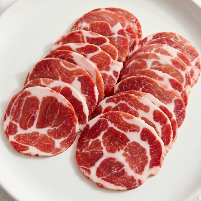 최고기나라 돼지고기 흑돼지 듀록 목살 수입 구이용 2kg, 1개