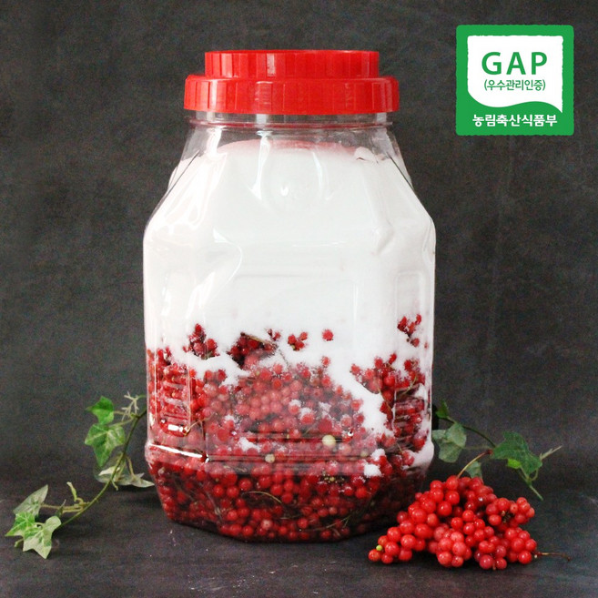 [생산자직송] 25년 수확 문경 절임 오미자 10kg, 1개