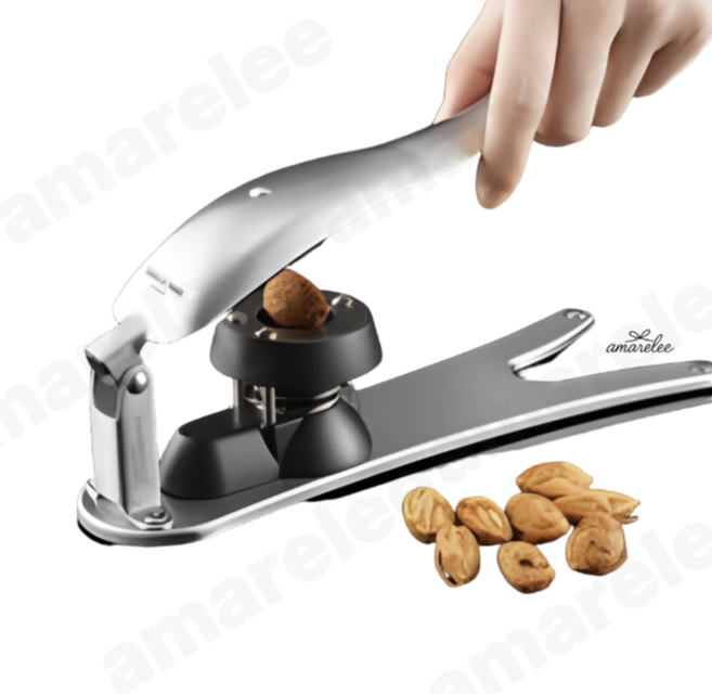 밤 까는 기계 가정용 생밤 껍질 까는 도구 가위 호두 군밤껍질 제거 스텐레스 밤칼잡 가위 amarelee, 2개, 실버