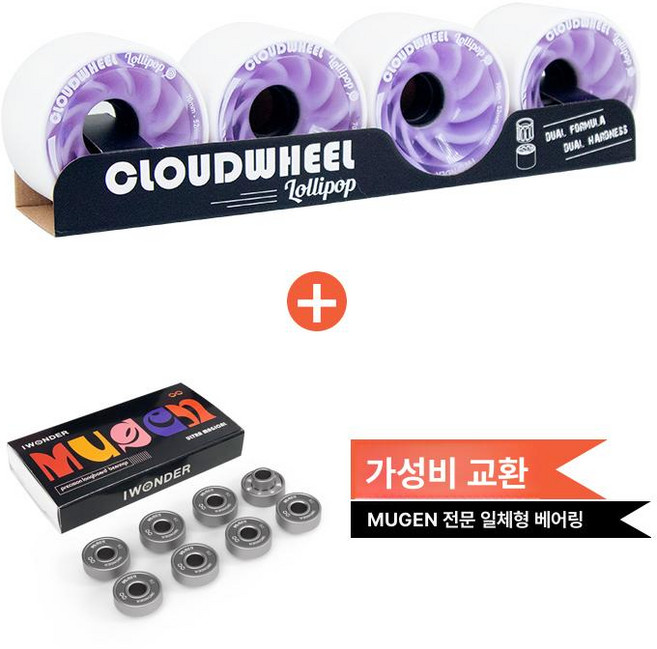 스케이트보드 흡수 롱보드부품 댐핑 휠 전동보드 전동바퀴 안전용품 충격 세트 바퀴 제품, 14. 흰색+보라 70mm 프로 베어링