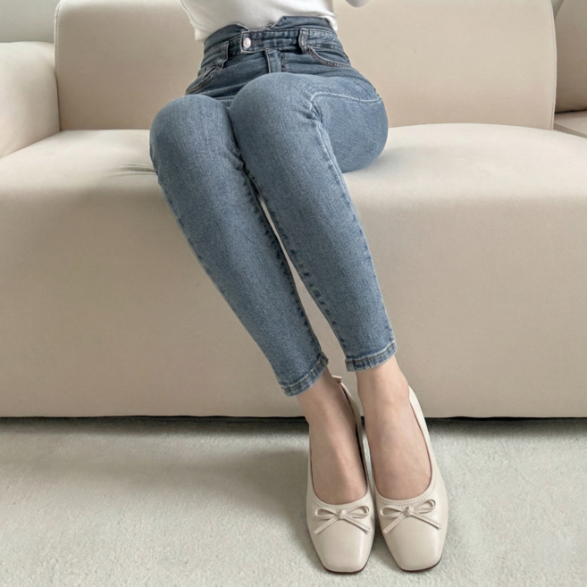 디아쿠아 에스테도데 리본 플랫