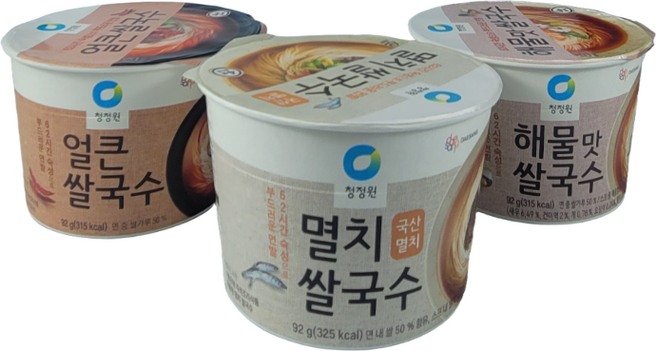 청정원 종가집 쌀국수 92gx6개(얼큰2+멸치2+해물2), 92g, 12개