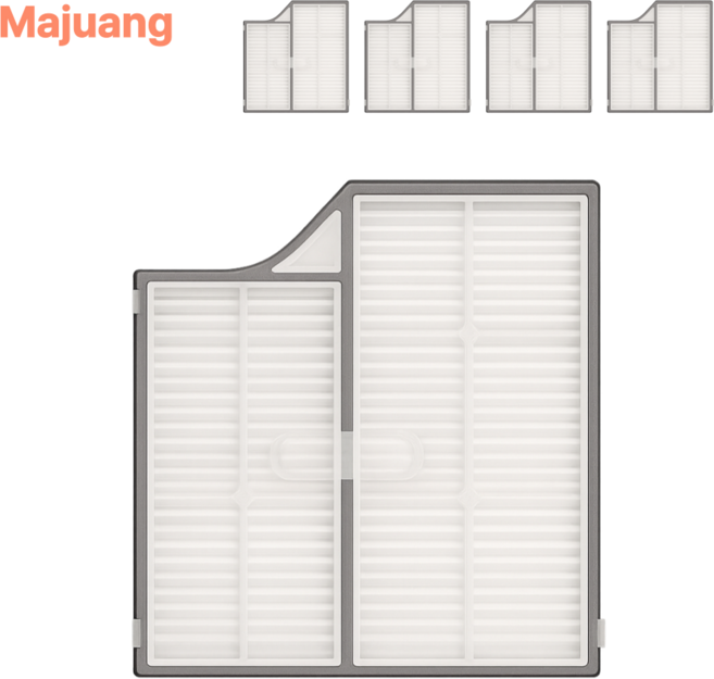 마쥬앙 로보락 S9 Max V ultra 호환 먼지 HEPA 필터 로봇청소기 소모품, 4개, S9 맥스 울트라 먼지필터