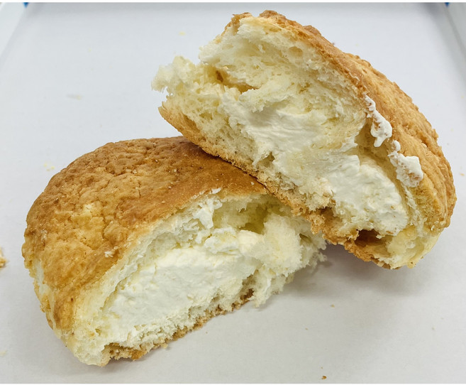 크림맘모스 - 바삭한 소보로와 부드러운 크림의 조화 (개별포장), 80g, 10개