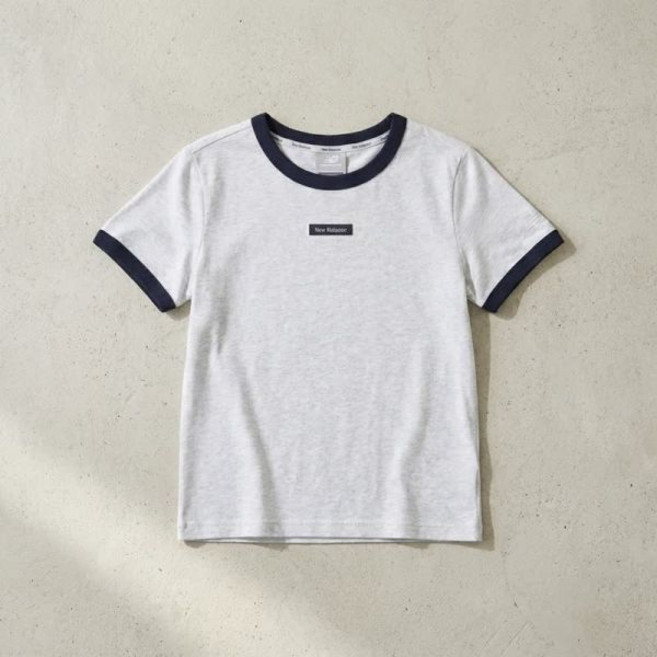 뉴발란스 NBNEG2W462 여성 링거 반팔티 L GRAY 16