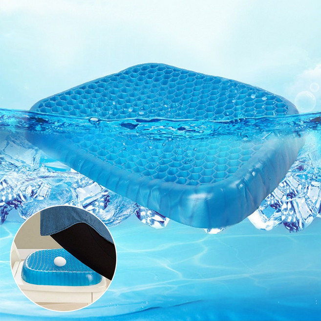 (1차완판)에그시터 벌집 실리콘 쿨방석 부드러운 마법방석 사무용시트 통풍시트 1+1