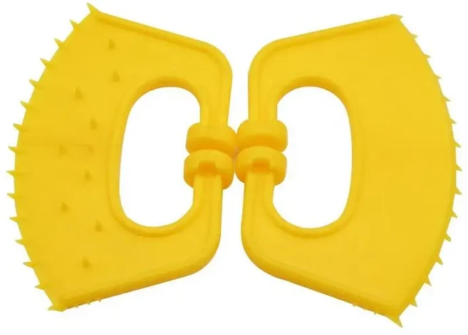 5/10개 소 코 고리 플라스틱 송아지 이유기 두꺼운 플라스틱 소 코 고리 흡입 방지 착유 중지 키트 가축용, 01 5Pcs, 01 Yellow