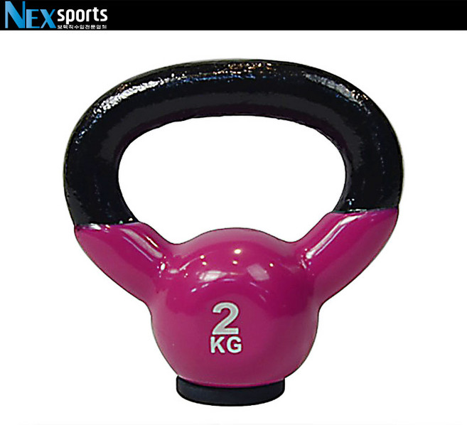 넥스스포츠 컬러고무케틀벨2kg