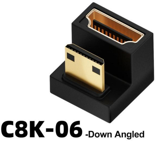 어댑터 직각 변환기 커넥터 미니마이크로 익스텐더, 8. Type 6, 8. Type 6