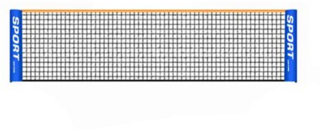 3m/4m/5m/6m 전문 스포츠 훈련 표준 배드민턴 네트 야외 테니스 메쉬 배구 운동 드롭쉬핑, 2)4m