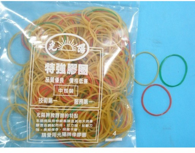 特強膠圈 橡皮圈 橡皮筋 (大.混色)/一包入, 一包入