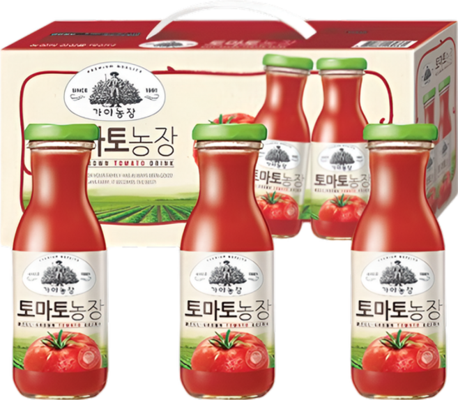 가야농장 토마토농장, 180ml, 48개