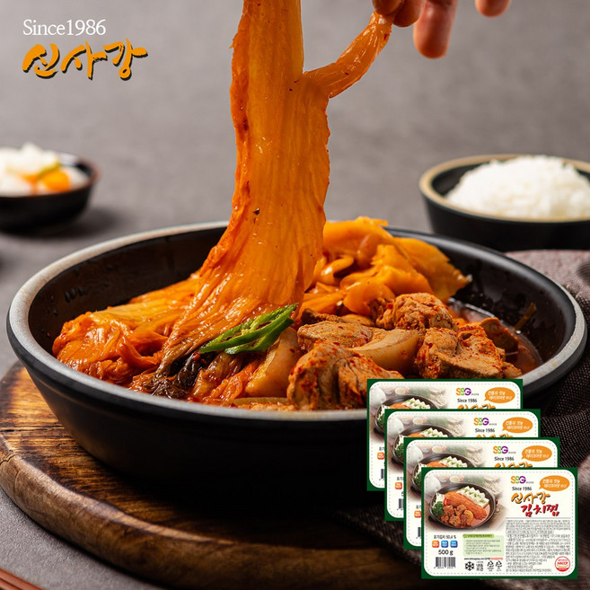 서민갑부 방영 수원맛집 신사강 통김치찜_500g 가정식 간편 저녁메뉴 혼밥 캠핑음식, 통김치찜_500gX4개(무료배송), 4개, 500g