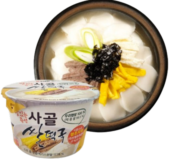 코바식품 웰빙 쌀떡국, 12개, 162g