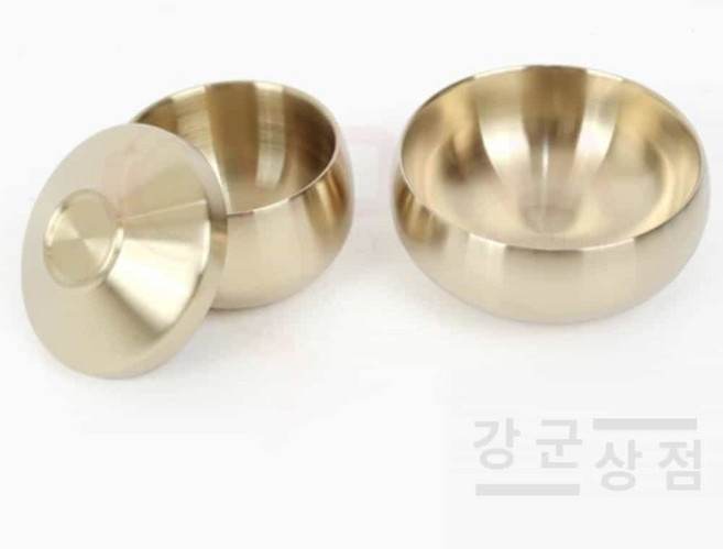 (강군상점) 옥식기 (밥그릇+국그릇) 티타늄밥그릇, 티타늄 수저세트 라이센스