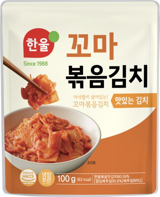 한울 원조 꼬마볶음김치 100g 30개